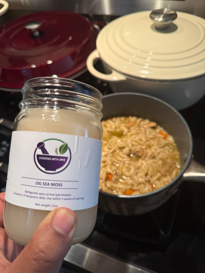 Sea Moss Turkey Noodle Soup