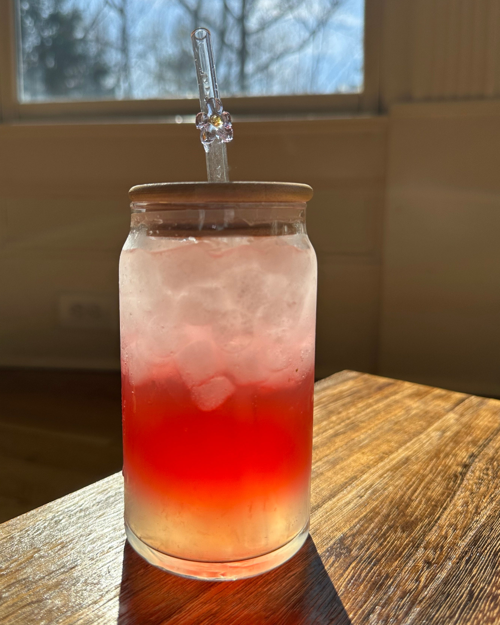 Tropical Strawberry Sunrise Smoothie